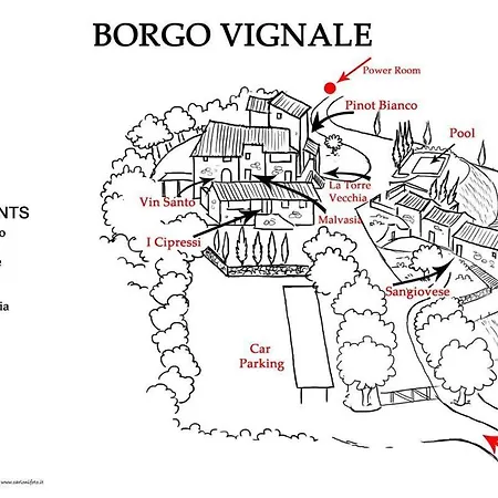 I Cipressi Daire Castelnuovo Berardenga